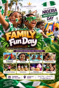 Family Fun Day at Crown City Resort: A Nigeria Independence Day Celebration You Don't Want to Miss